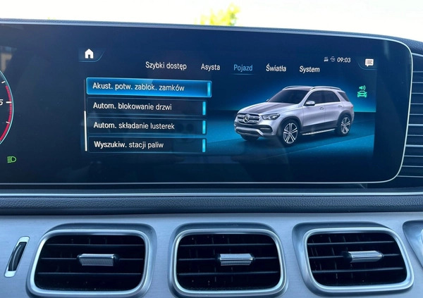 Mercedes-Benz GLE cena 310000 przebieg: 34500, rok produkcji 2022 z Pasym małe 301